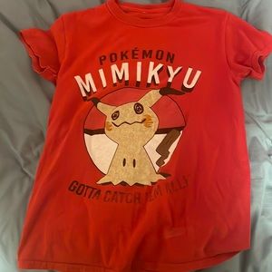 This is a mimikyu shirt,the brand is but pokemon, it’s a small it’s too tight